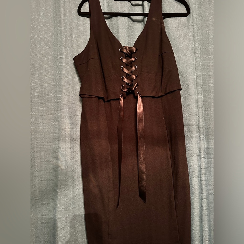 Stretch corset style mid dress lane Bryant
